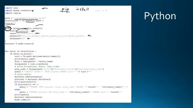 Display Minecraft server player stats on a webserver смотреть онлайн