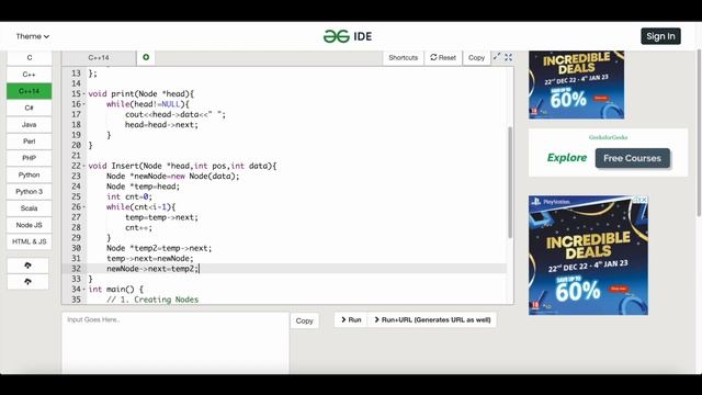 Insert Node in a Linked list | Insertion in Linked List | Part-5 | Hindi | DSA | Linked List смотреть онлайн