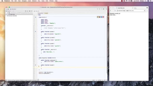 PHP Nesne Yönelimli Programlama ( OOP ) - override Kullanımı смотреть онлайн