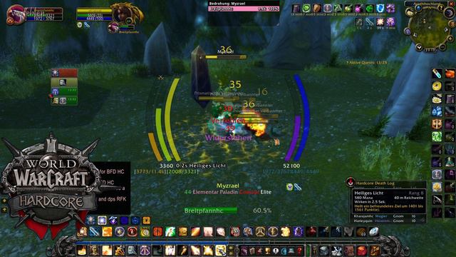 World of Warcraft Classic Hardcore Let's play -Beschwören der Prinzessin Myzrael Solo als Paladin H смотреть онлайн