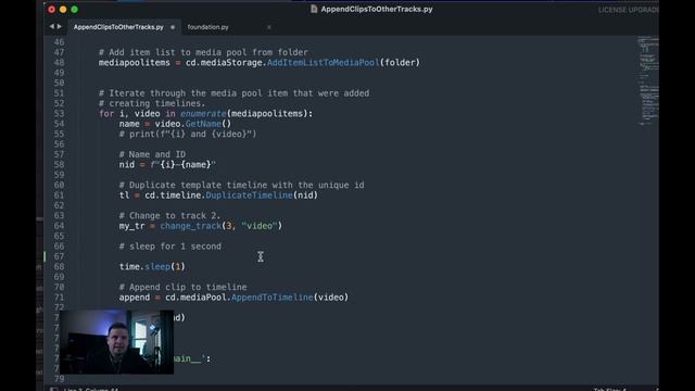 DaVinci Resolve Automation Tutorial: Add clips to timelines & tracks with Python API смотреть онлайн