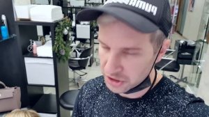 Блонд без порошка + красим корни в снежный цвет. Формулы окрашивания. Papa Blond