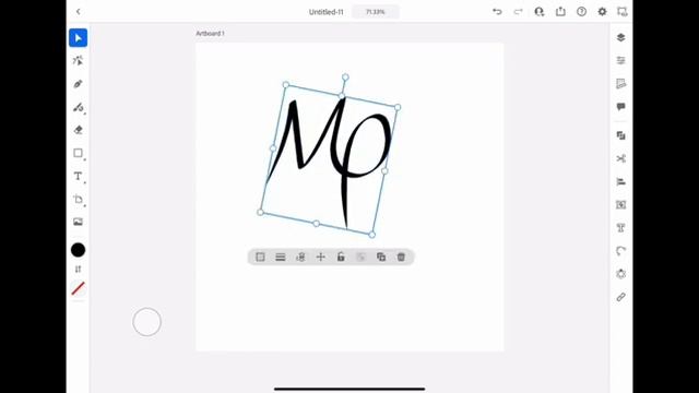 How to create a logo in Adobe Illustrator on an IPad смотреть онлайн