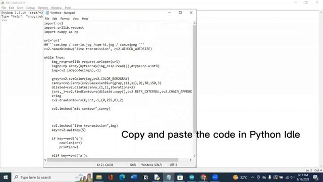Object Counting System using ESP32 cam and OpenCV смотреть онлайн