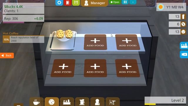 STARTING MY OWN BUSINESS Coffee Shop Tycoon (Gameplay, Walkthrough) #1 смотреть онлайн