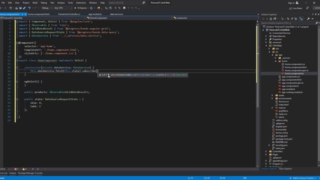 Asp.Net Core 3.0 - Angular Kendo DataGrid смотреть онлайн