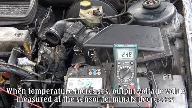 Coolant temperature sensor checking WITHOUT REMOVING IT смотреть онлайн