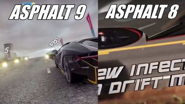 ?ASPHALT 9 VS ASPHALT 8!