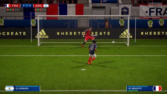 FIFA 18 ПЛЕЙ ОФФ ЧМ2018  ФРАНЦИЯ - АРГЕНТИНА СЕРИЯ ПЕНАЛЬТИ 1/8 финала