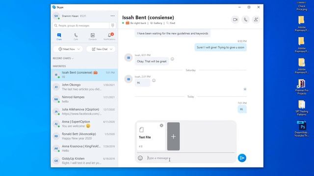 How to Send A File In Skype - Send Image, Video, or Any File in Skype смотреть онлайн