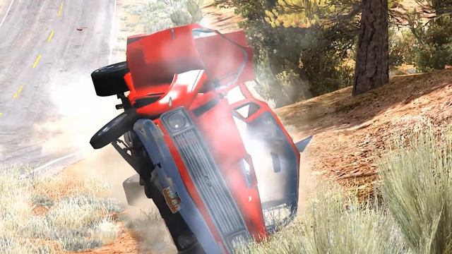 BeamNG Drive High Speed Crashes #55 смотреть онлайн