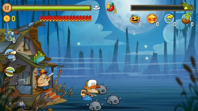 Swamp Attack БИТВА С БОЛОТНЫМИ МОНСТРАМИ #58 Мультяшная игра Свамп Атак #Мобильные игры смотреть онлайн
