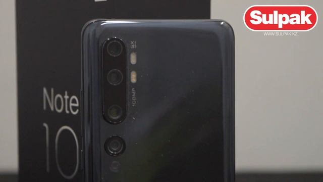 Смартфон Xiaomi Mi Note 10 PRO EU 8+256 Midnight Black распаковка (www.sulpak.kz) смотреть онлайн