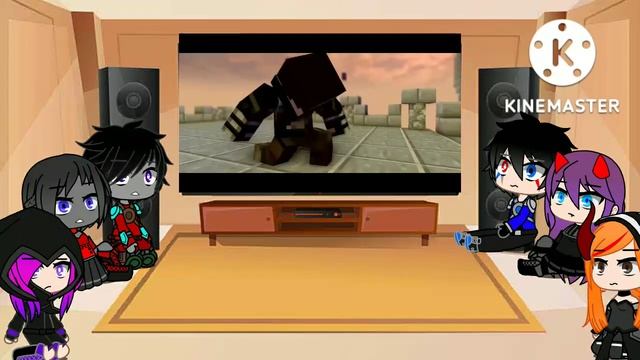Rainimator friend's react to "Never Give Up" A Minecraft Original Music Video Part 2 смотреть онлайн