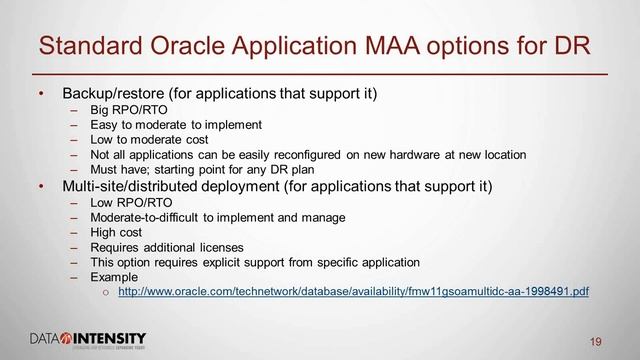 In Case of Emergency: Disaster Recovery Planning for Oracle Enterprise Applications смотреть онлайн