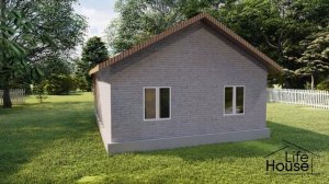 Проект дома 8 на 10 метров ч.1