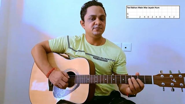Tujhe Dekha To Ye Jana Sanam | DDLJ | Easy Guitar Tabs Lesson | Shahrukh Khan | Kajol смотреть онлайн