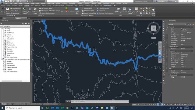 Manual Watershed Delineation - Civil 3D смотреть онлайн