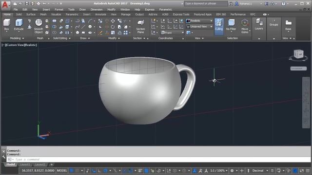 AutoCAD Pokemon Mug Tutorial | Basic 3D Modeling смотреть онлайн