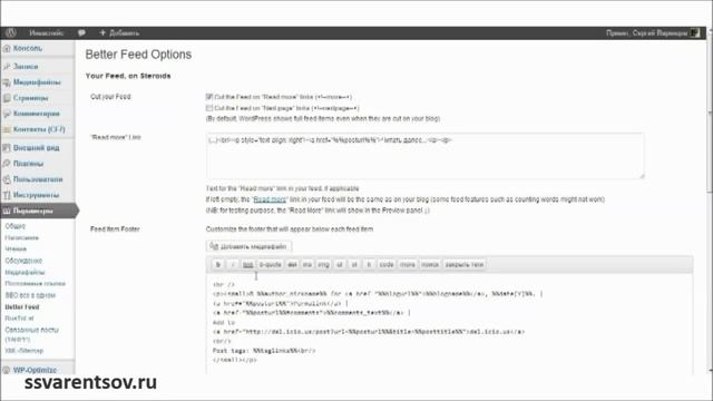Установка и настройка плагина Better Feed на WordPress смотреть онлайн