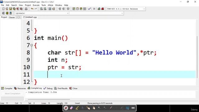 47 Finding the Length of a String Using Pointers in C: Efficient String Length Determination смотреть онлайн