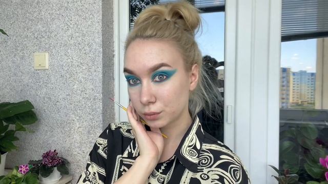 Марафон от Natalina Mua | Крашу себя и сестру | Яркий макияж