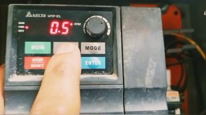 Delta VFD-EL drive basic parameters