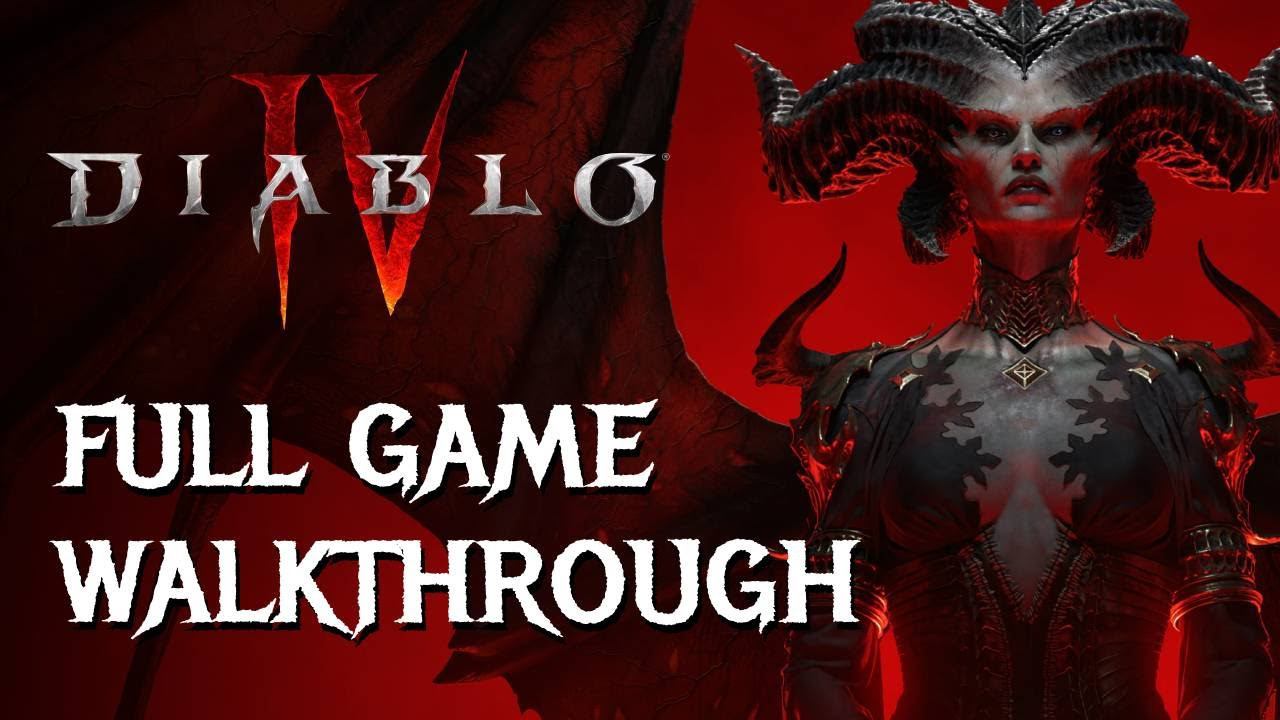 Diablo IV - Full Game Walkthrough Longplay Playthrough Guide смотреть онлайн