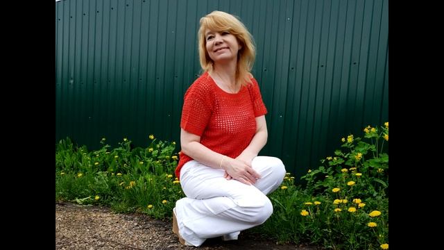 Дачная красота. Образы для отдыха с вязаными вещами. смотреть онлайн