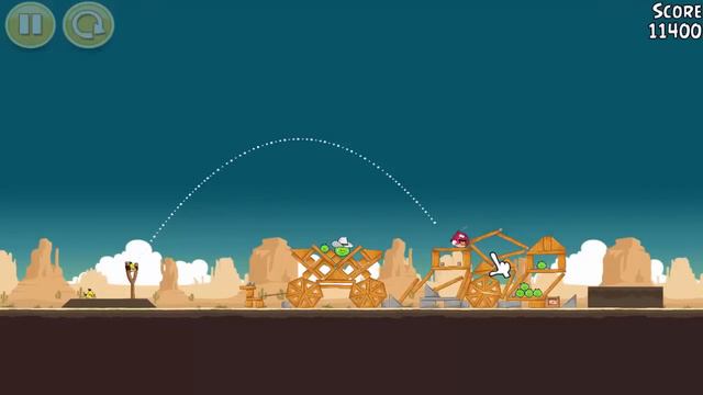 Веселая ИГРА для детей Angry Birds. Прохождение игры Энгри Бердс [54] серия смотреть онлайн