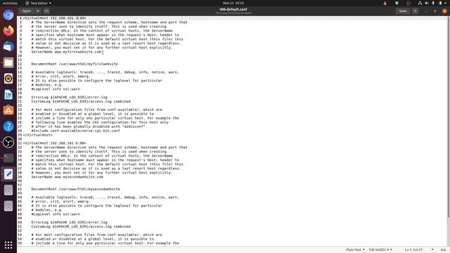 Host multiple website on apache http web server on Ubuntu | IP based virtual host configuration смотреть онлайн
