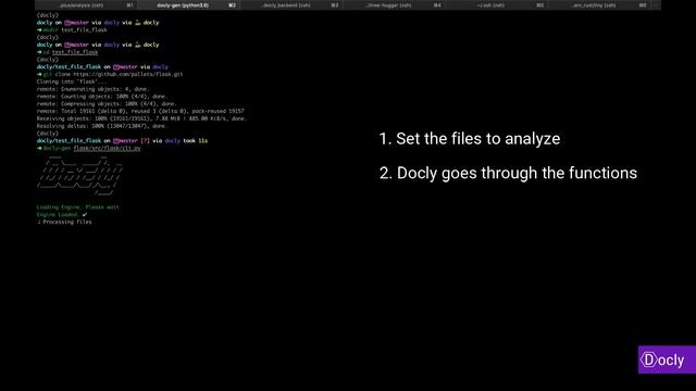 Docly: AI-generated docstrings for Python - Flask example смотреть онлайн