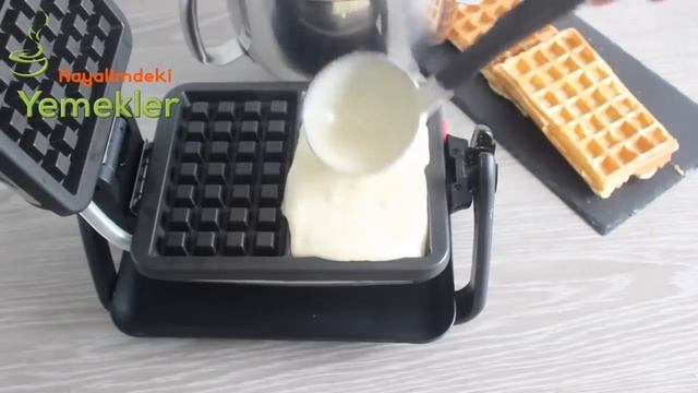 BU TARİFİ YEMEDEN ORJİNALİNİ YEDİM DEMEYİN ✅EN LEZZETLİ WAFFLE TARİFİ?