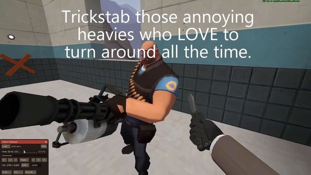 tr_cornerstab - TF2 Spy trickstab training map [Read desc b4 watching] смотреть онлайн