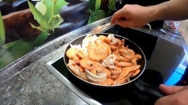 Рецепт морепродуктов. Вы не пожалеете. смотреть онлайн