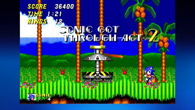 Sonic The Hedgehog 2 Version Xbox 360 - Arcade Gameplay смотреть онлайн