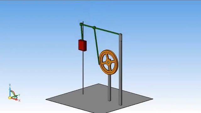 Модель механизма 1 КОМПАС 3D V15 смотреть онлайн