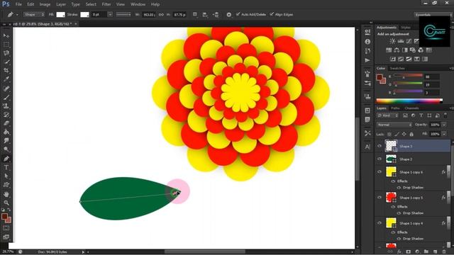 Photoshop Tutorials || How to Create a Flower Art easily [Club IT] смотреть онлайн