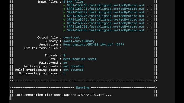 RNAseq tutorial - part 3 - generating count table смотреть онлайн