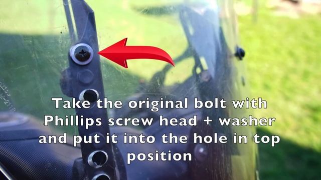 Windshield adapter Suzuki V Strom 650 04-11 & 1000 05-11