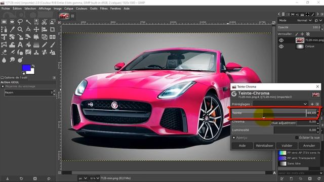 Gimp 2.10 : Changer la COULEUR d'un objet смотреть онлайн