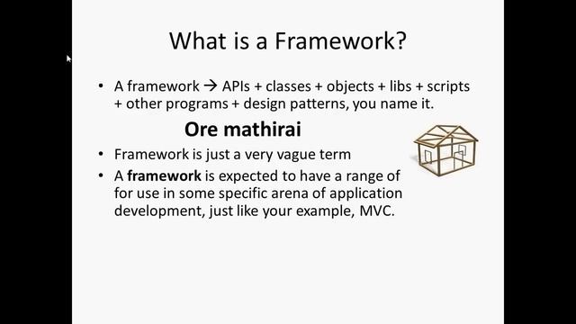 What is a FrameWork - Tamil Tutorial смотреть онлайн