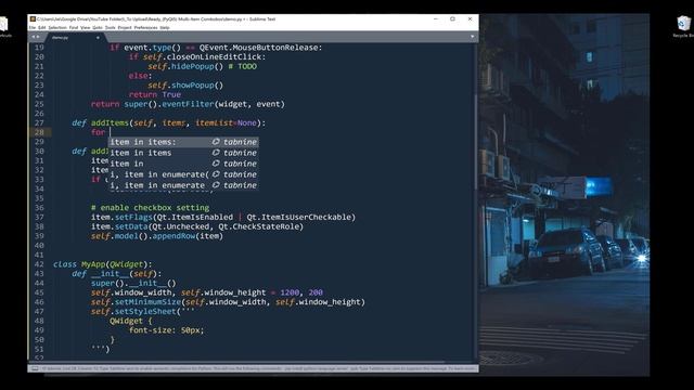 Create A Multi-ComboBox In PyQt5 (PyQt6) смотреть онлайн