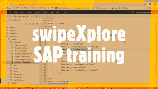 SAP UI Training demo смотреть онлайн