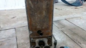 Отопление в гараже + Мини котел своими руками.