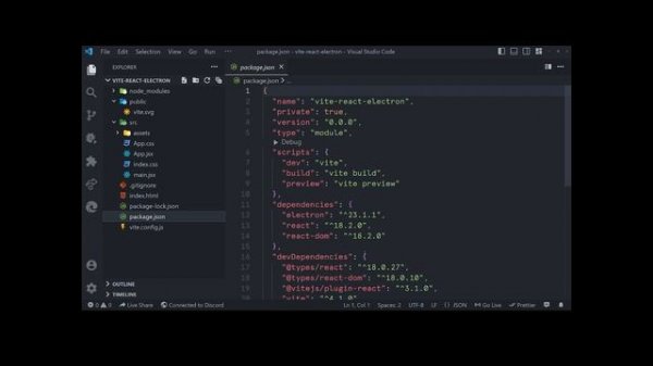 Making an electron app using react and vite