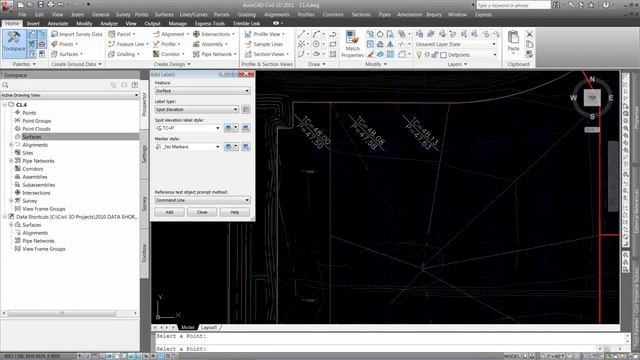 Civil 3D_Labeling a Surface Through an XREF смотреть онлайн