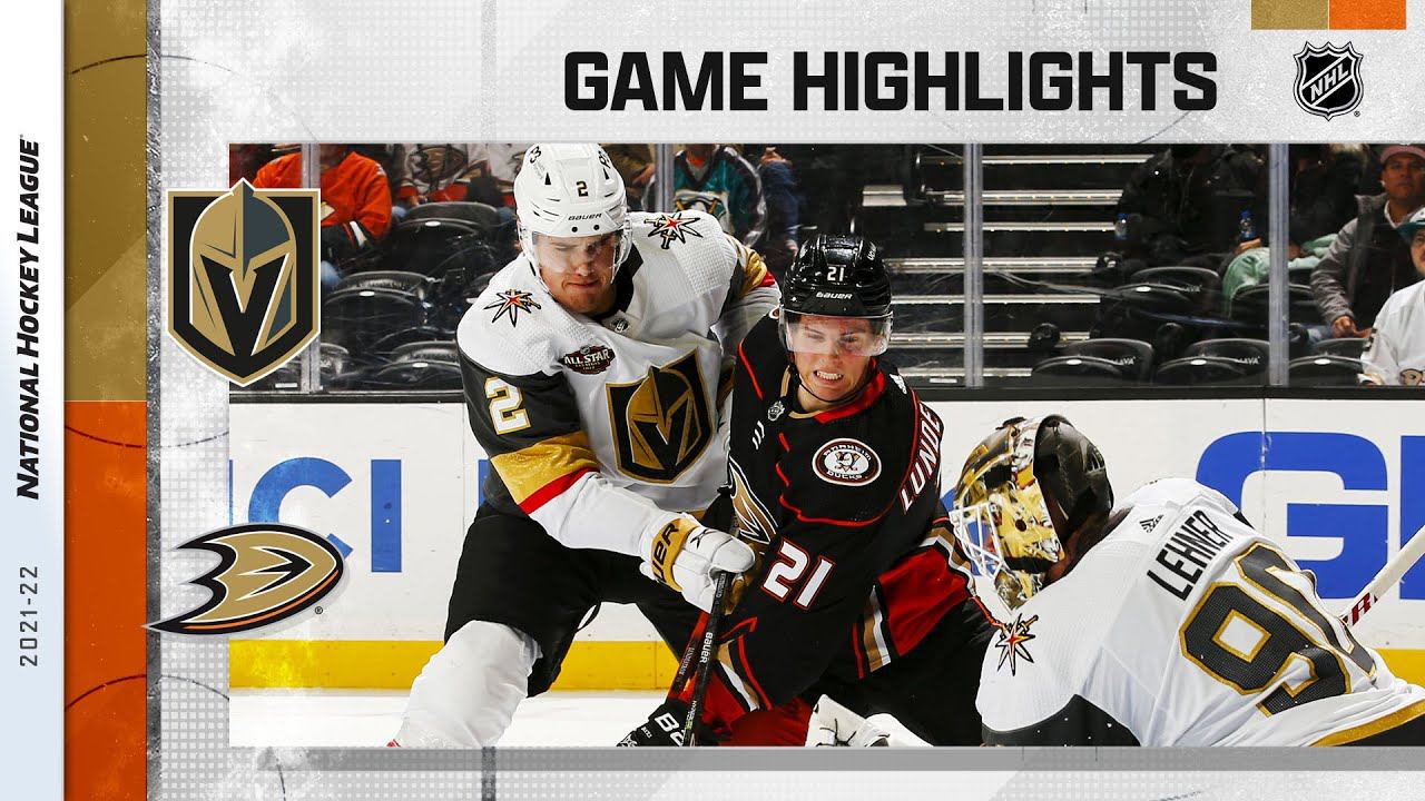 Golden Knights @ Ducks 12/1/21 | NHL лучшие моменты