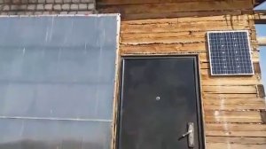 Воздушный солнечный коллектор полностью автономный для отопления дома