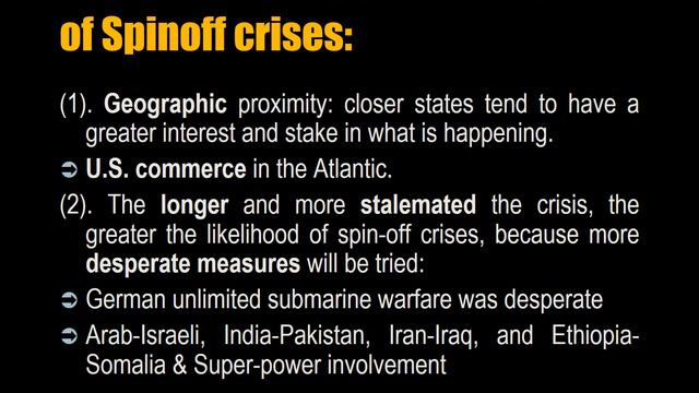 003 Causes of War Lecture 17 Crises and War смотреть онлайн
